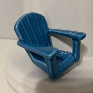 Nora Fleming Mini Blue Adirondack Chair Chillin’ Chair A67